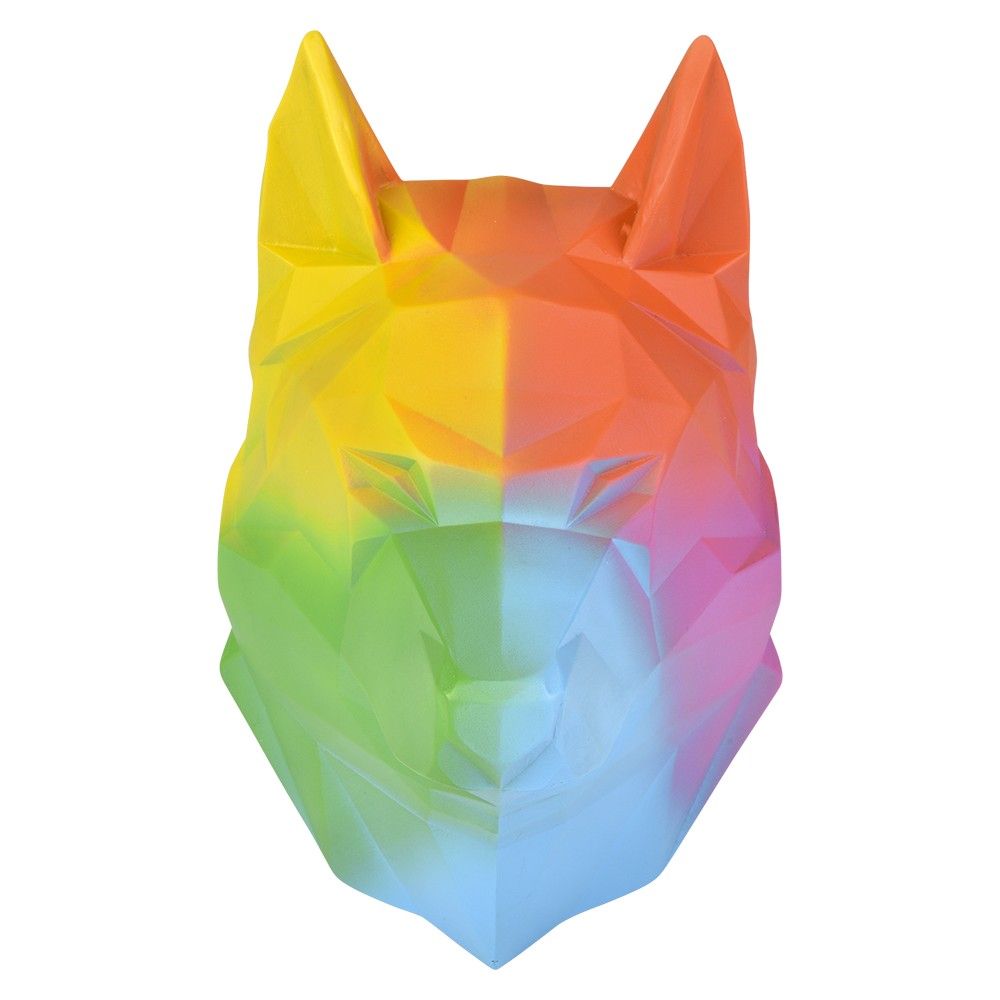 8 pieces Wolf Geometric Wall Art 7.75" - Wall Decor
