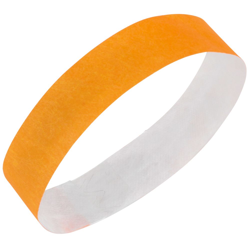 1000 pieces Orange Wrist Tickets - Party Paper Goods