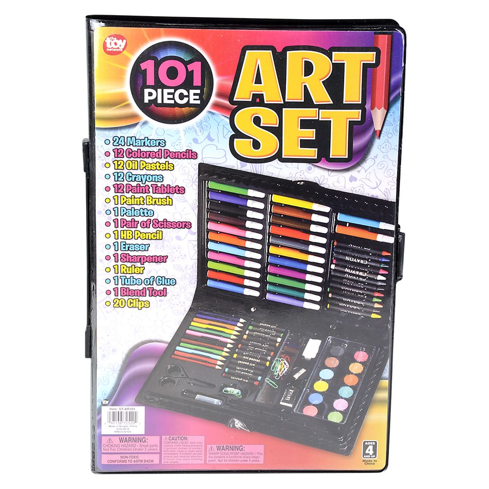 12 pieces 101 Pc Art Set - Craft Kits