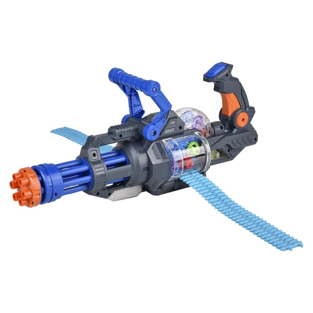 12 pieces 15" LighT-Up Gatling Gear Gun - Light Up Toys