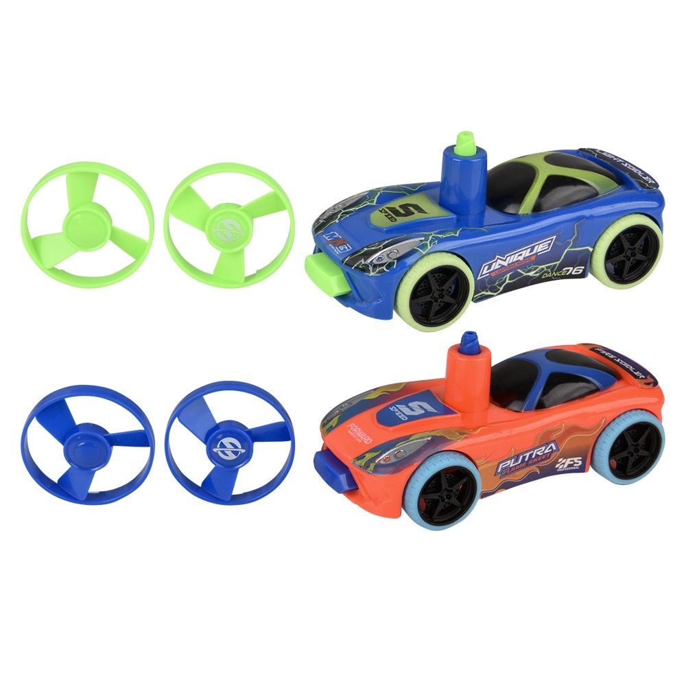 48 pieces of 4" Flying Disc Race Car 8ct