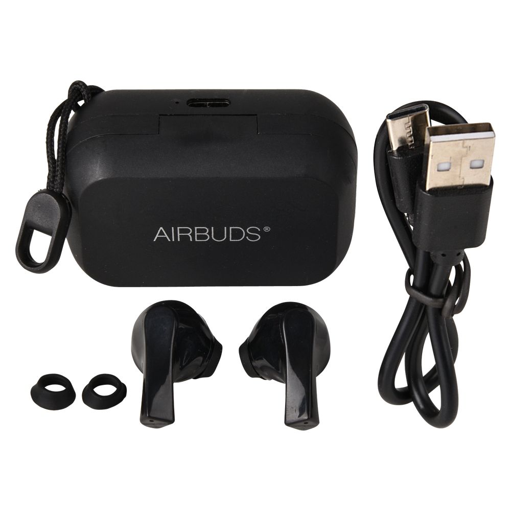 24 Wholesale Air 1 Earbuds W/o Eartips Black
