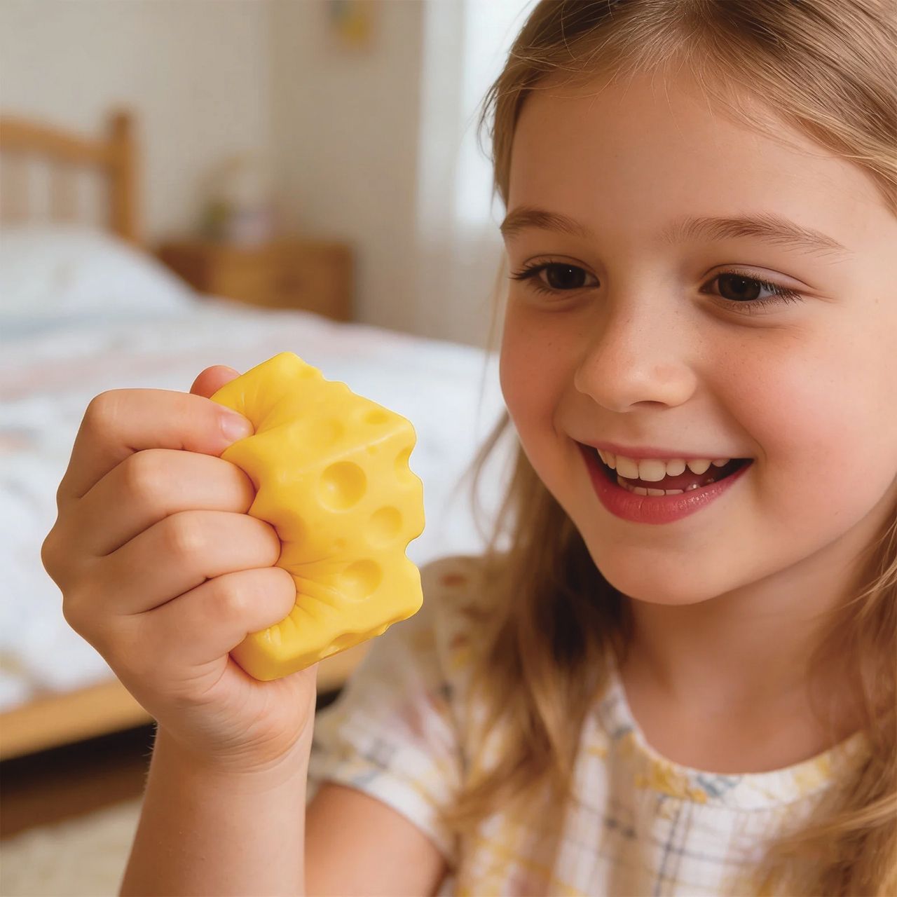 288 pieces Squishy Cheese Stress Toy - Slime & Squishees