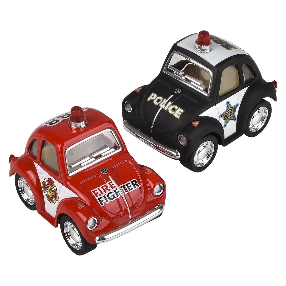 288 pieces 2" DiE-Cast Pull Back Vw Mini Police And Firefighter Cars - Car, Planes, Trains & Bikes