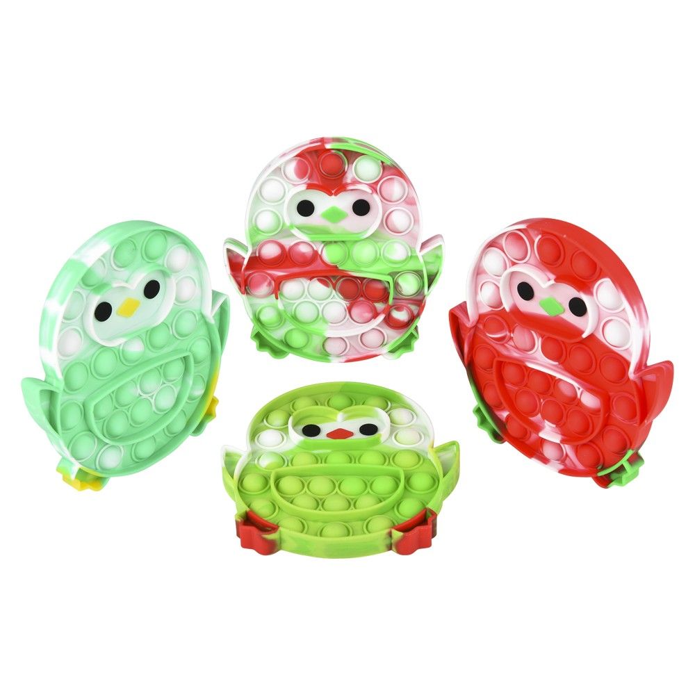 144 of Holiday Penguin Bubble Poppers 6 inch