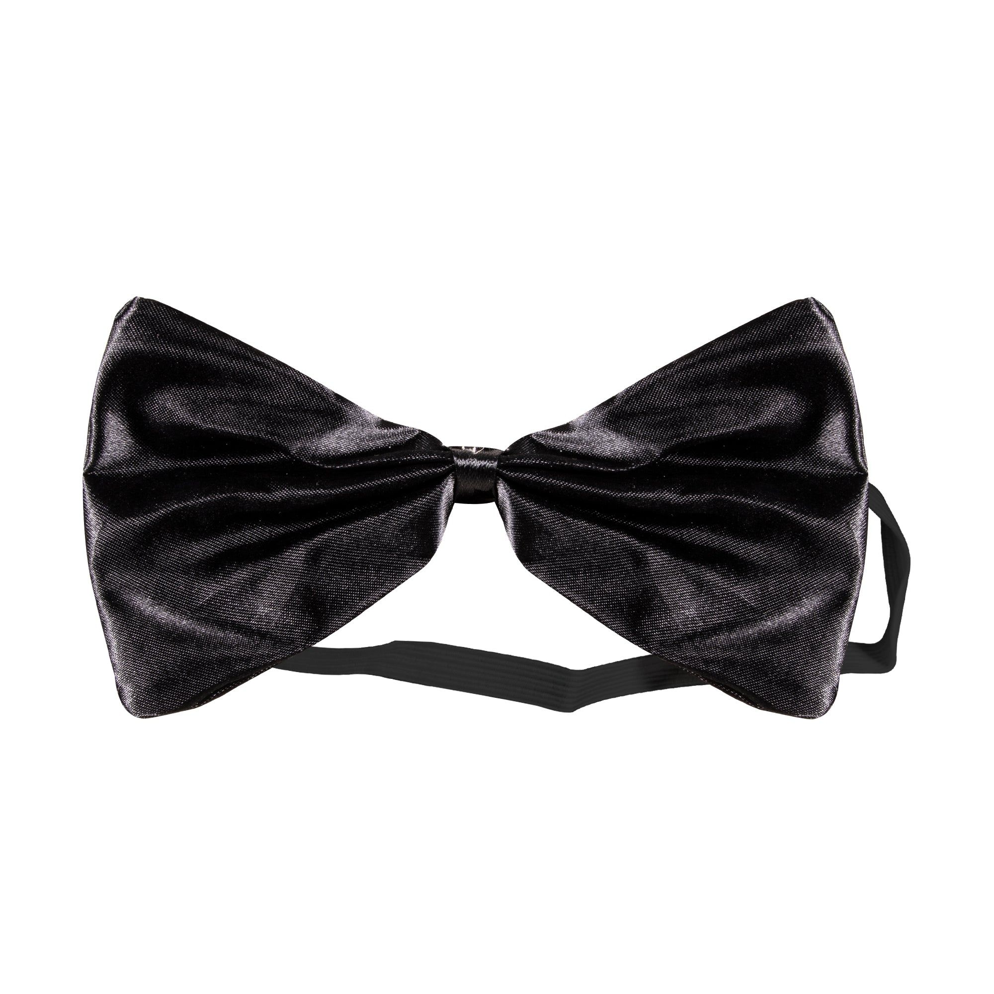 Wholesale Footwear Black Satin Bow Tie
