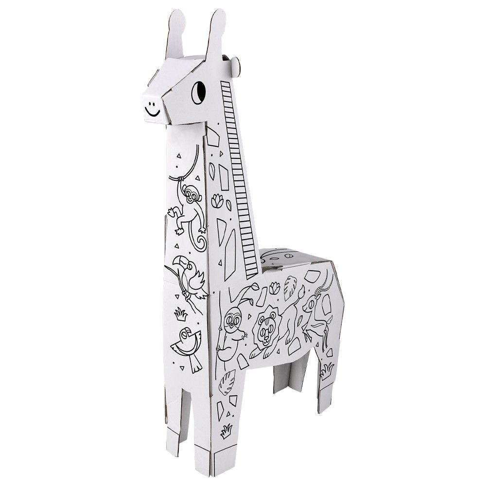12 pieces Doodle Construct Giraffe - Coloring & Activity Books