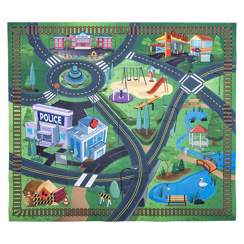 12 pieces DiE-Cast Car Play Set - Car, Planes, Trains & Bikes