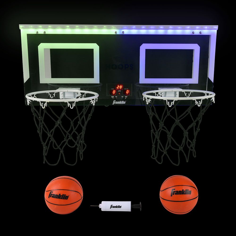 2 of Franklin Dual Shot Pro Hoops Led Basketball Set