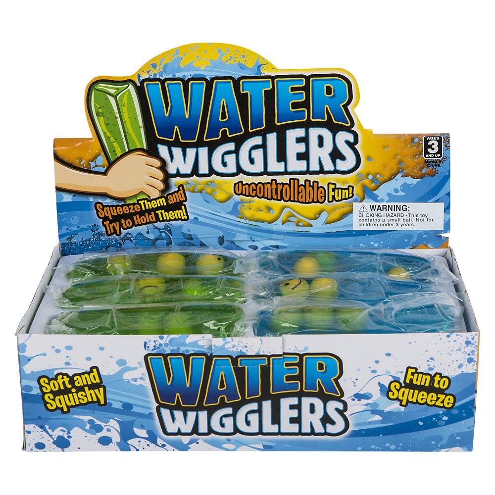 72 pieces 4.75" Smiley Face Water Wiggler - Slime & Squishees