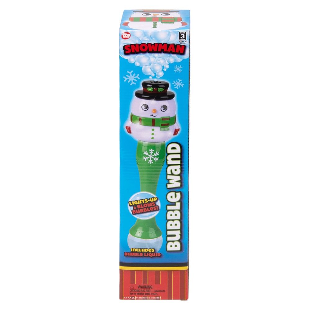 24 pieces of LighT-Up Snowman Bubble Wand 13.5"