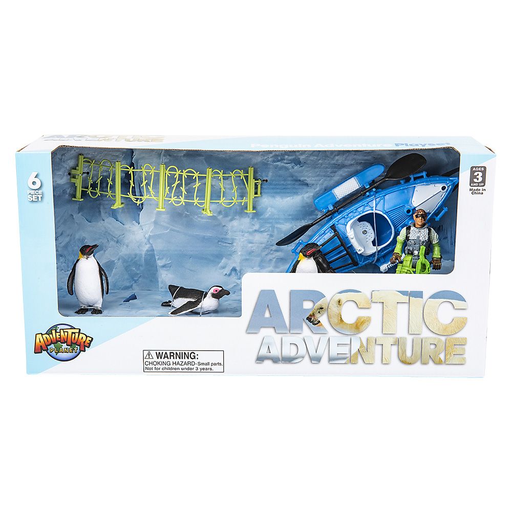 10 pieces Penguin Adventure Set - Action Figures & Robots