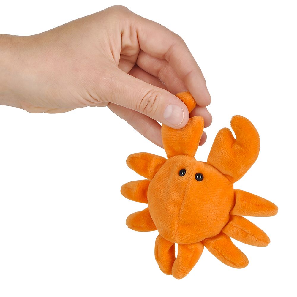 72 pieces 3.5" Mighty Mights Crab - Plush Toys