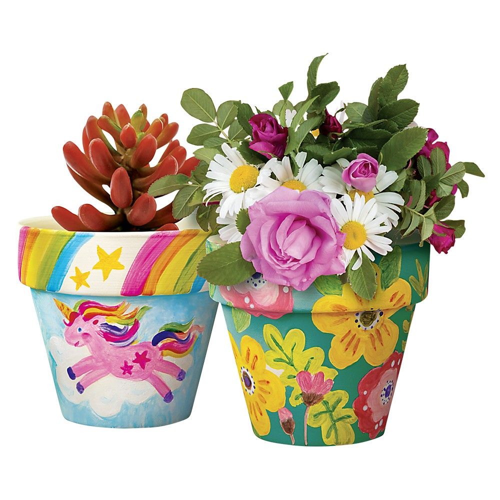 24 Wholesale Kidzmaker /paint Your Own Terracotta Flower Pots