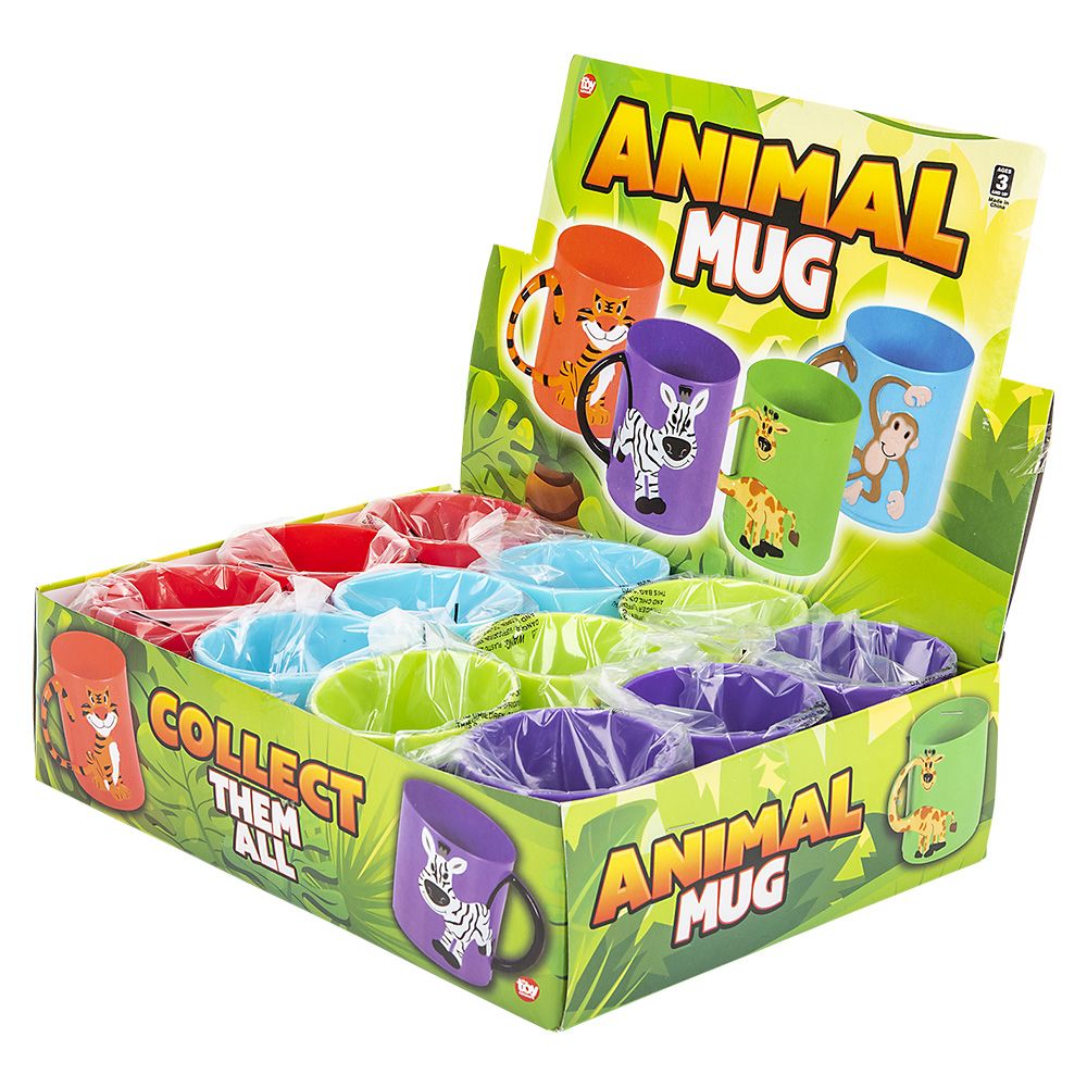 288 pieces 3" Zoo Animal Mugs - Coffee Mugs