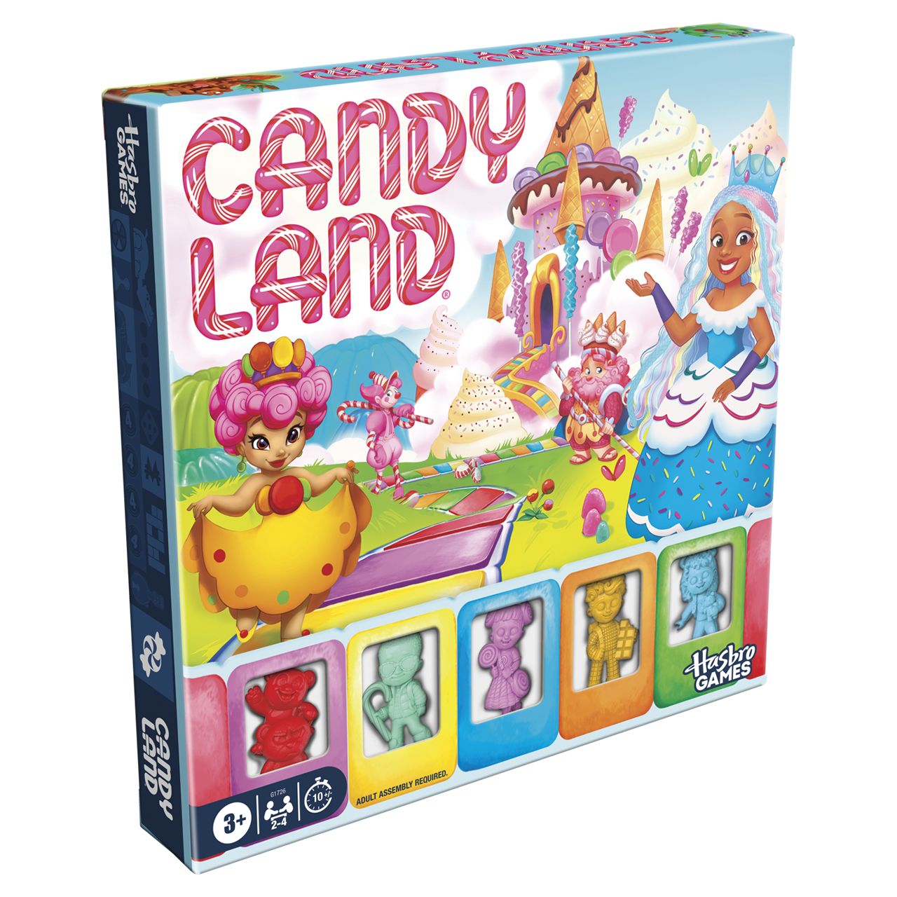 6 pieces Hasbro Candy Land Board Game - Playing Cards & Dice