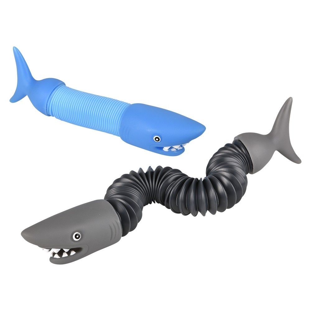 144 pieces 7.5" Shark Fidget Pop Tube - Store