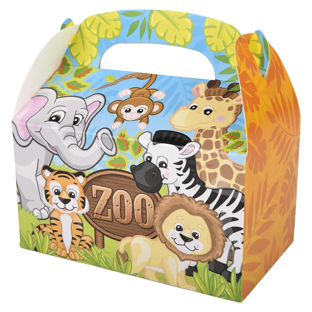 288 pieces 6.25" Zoo Animal Treat Boxes - Boxes & Packing Supplies