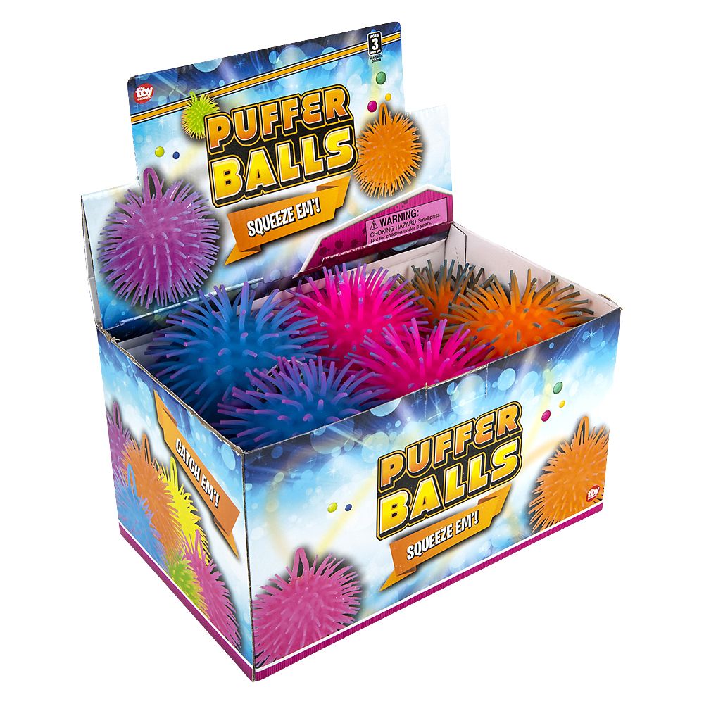 96 pieces 5" Two Tone Puffer Ball - Balls