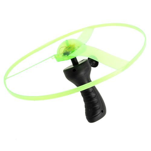 96 Pieces Pull Line Ufo Flyer With Lights - Light Up Toys