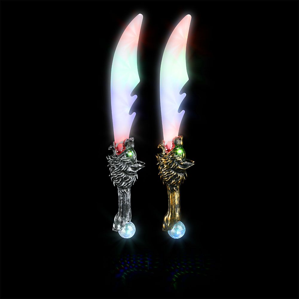 24 pieces 25.5" LighT-Up Wolf Saber Sword - Toy Weapons