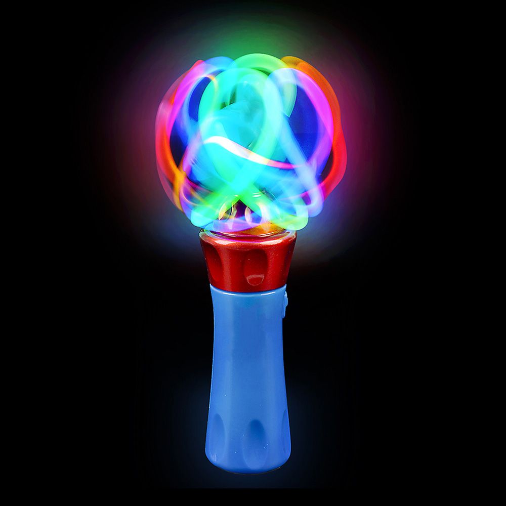 72 pieces 7" LighT-Up Orbiter Spin Wand - Light Up Toys