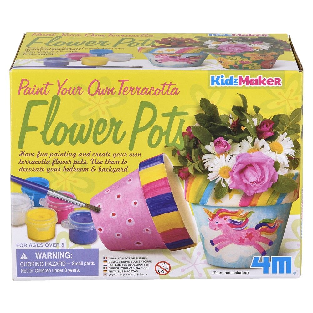 24 Wholesale Kidzmaker /paint Your Own Terracotta Flower Pots