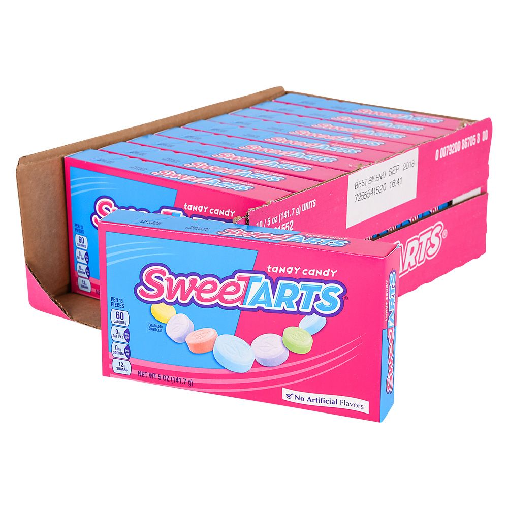 10 Wholesale Sweetarts Theater Box Candy 5oz
