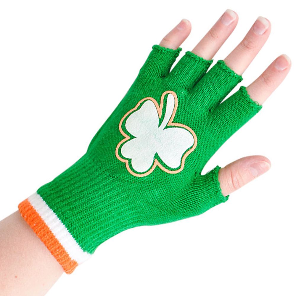 72 pieces Irish Fingerless Gloves - Store