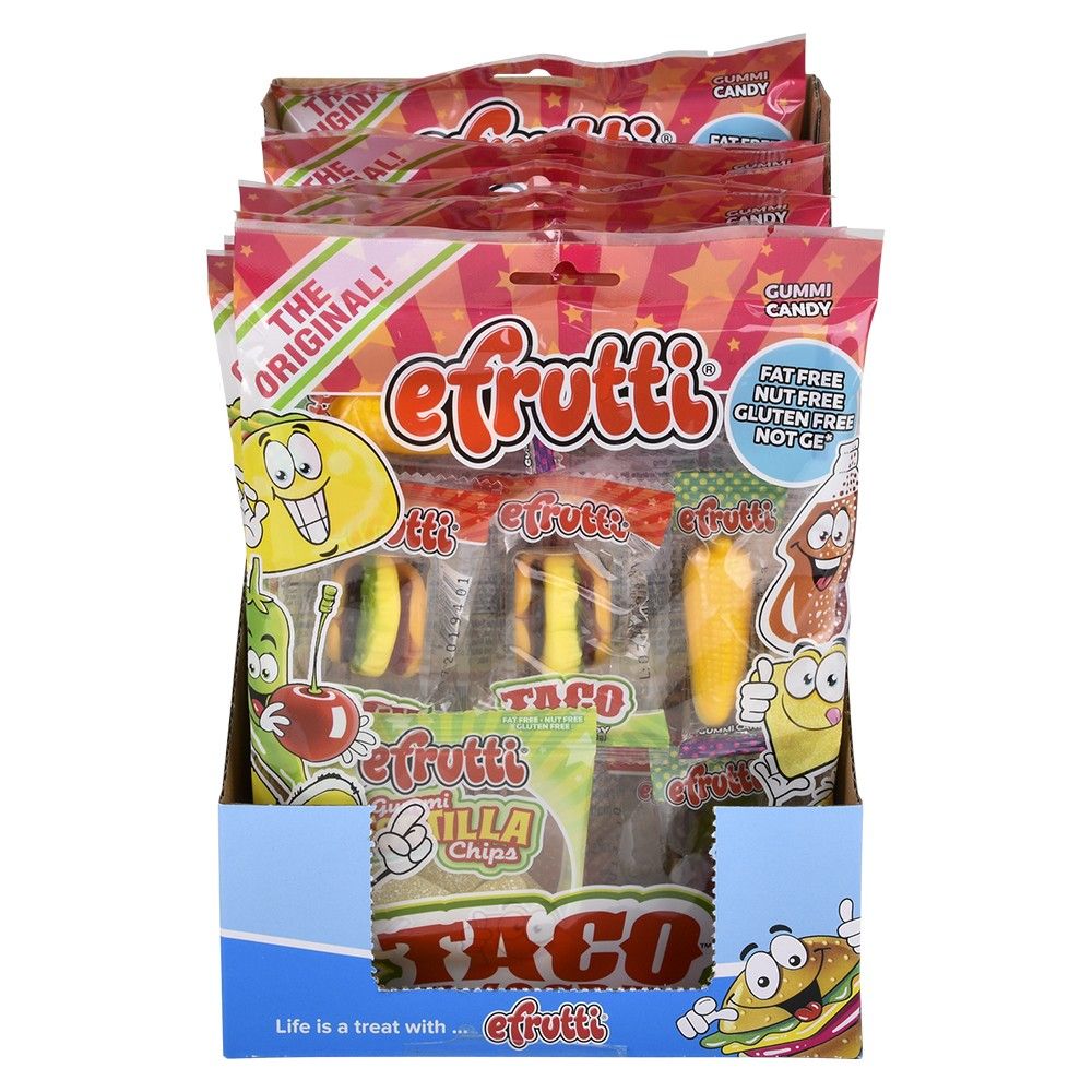 12 pieces Efrutti Gummi Taco Twosday 2.7oz - Food & Beverage