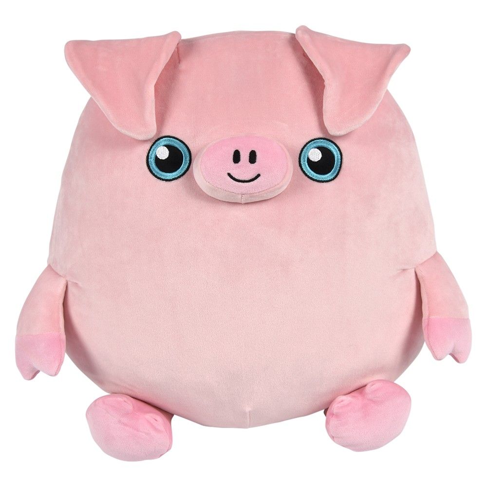 18 pieces (vp) 15 inch SquishY-Ishy Pig And Cow - Plush Toys