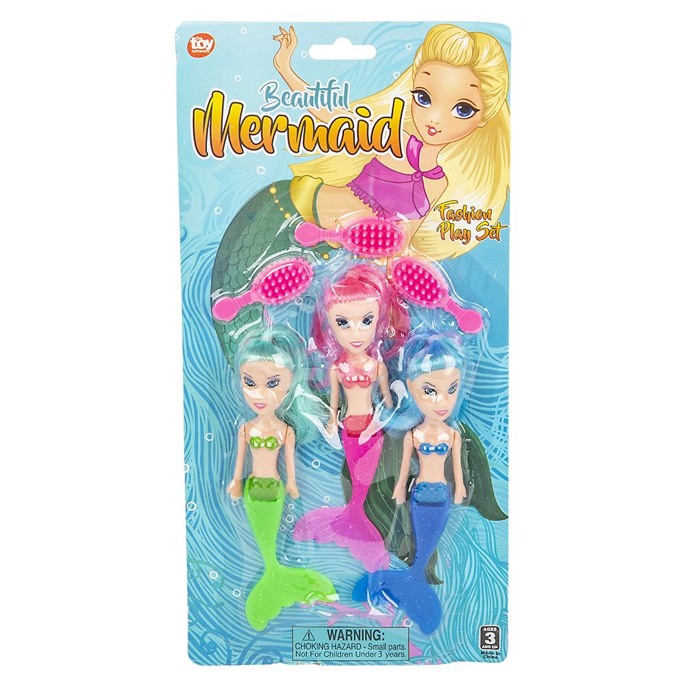 96 pieces 6 inch Mermaid Doll Play Set - Dolls & Accessories