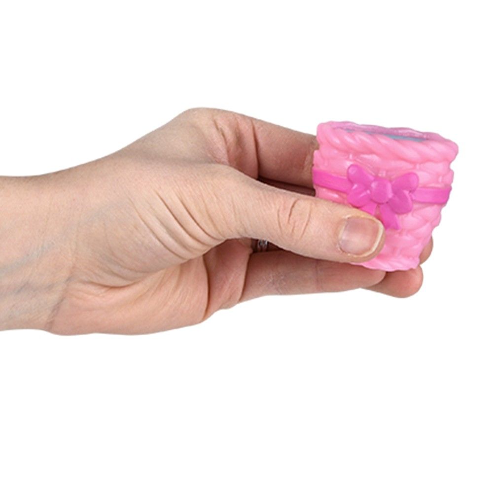 144 pieces Squeezy Pop Up Bunny In Easter Basket 3" 12/disp - Slime & Squishees