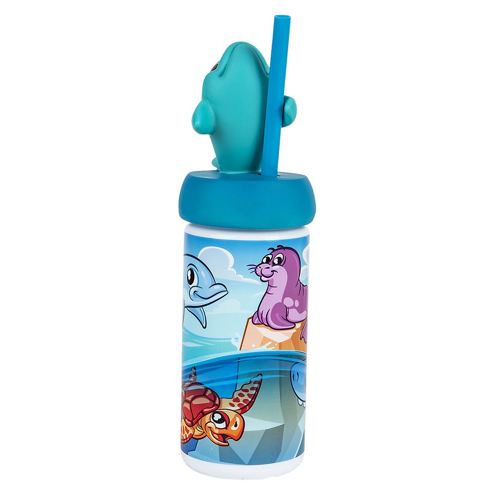 48 pieces 12oz 3d Animal Cup Dolphin - Drinking Water Bottle