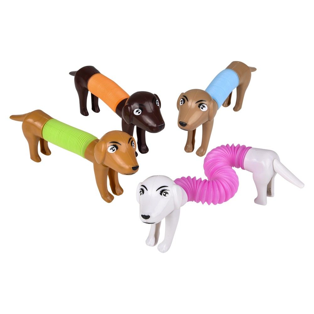 144 pieces 5.5" Dachshund Fidget Pop Tube - Store