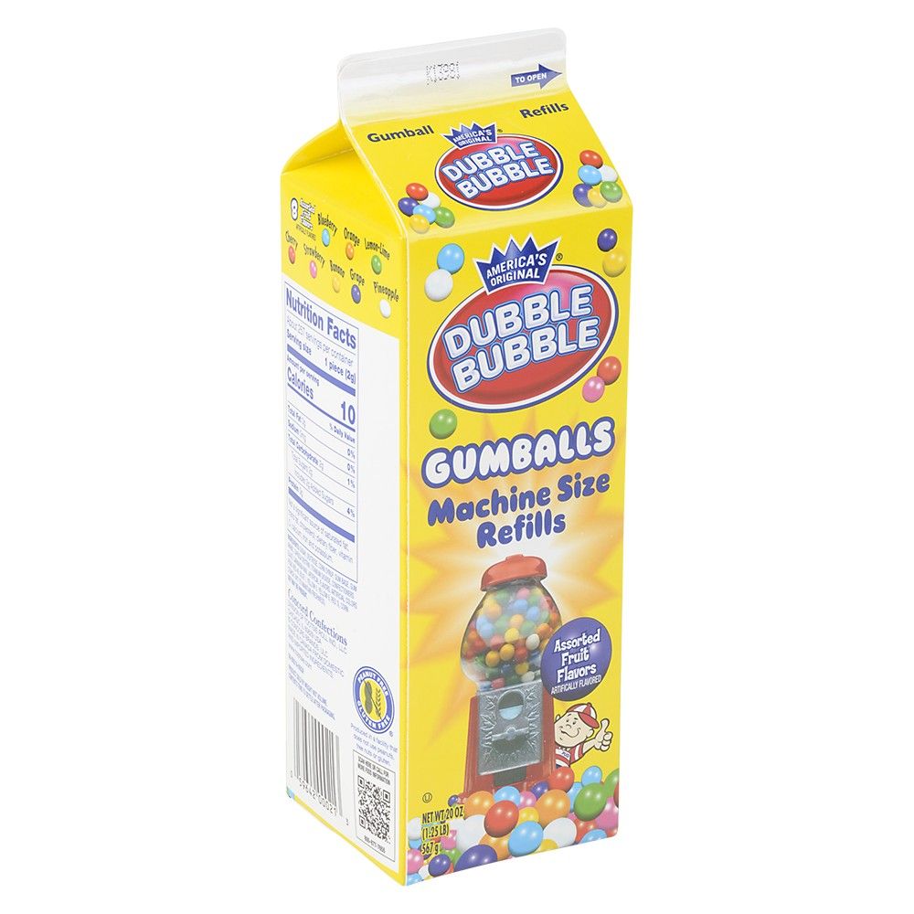 24 pieces Dubble Bubble Gum Balls 270ct - Food & Beverage