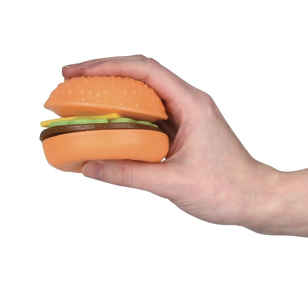 96 of 3 inch Squish And Stretch Hamburger