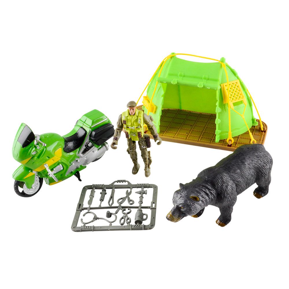 12 pieces Black Bear Adventure Pod - Action Figures & Robots