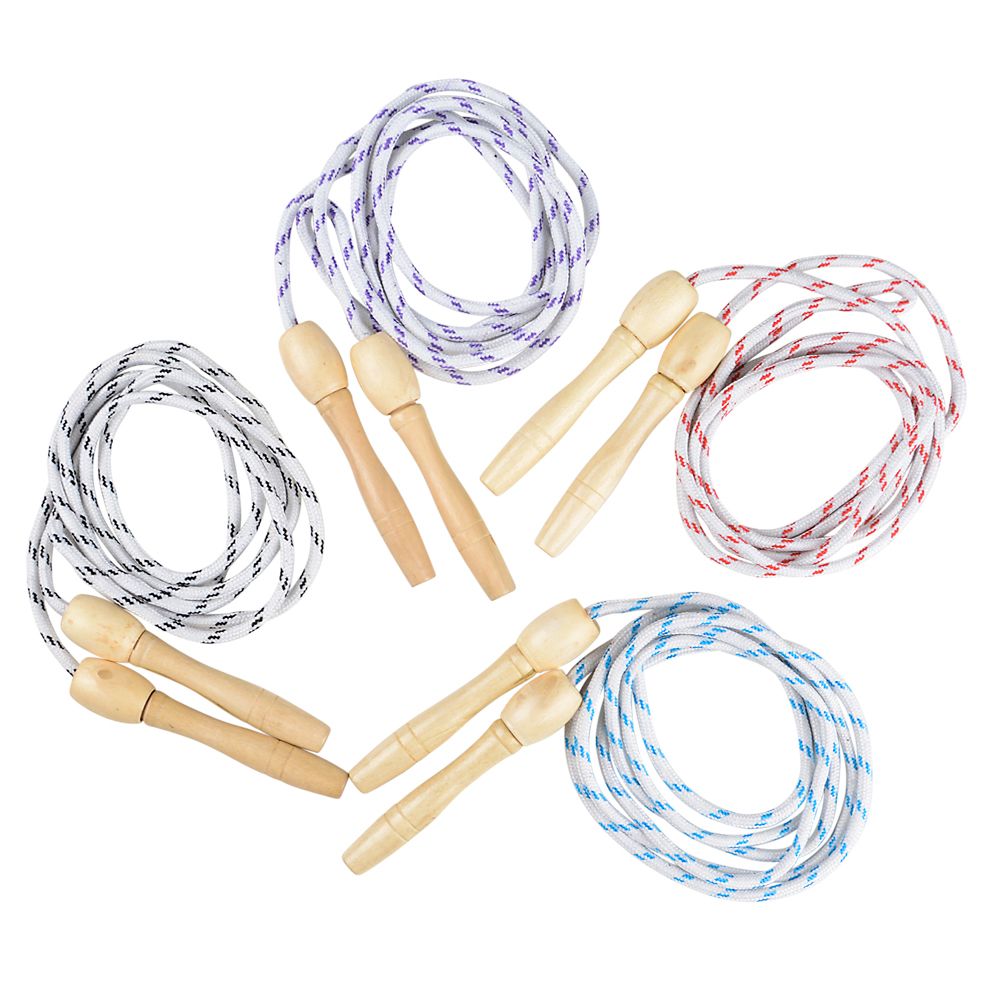 216 pieces Jump Rope Wooden Handle 7 ft - Jump Ropes