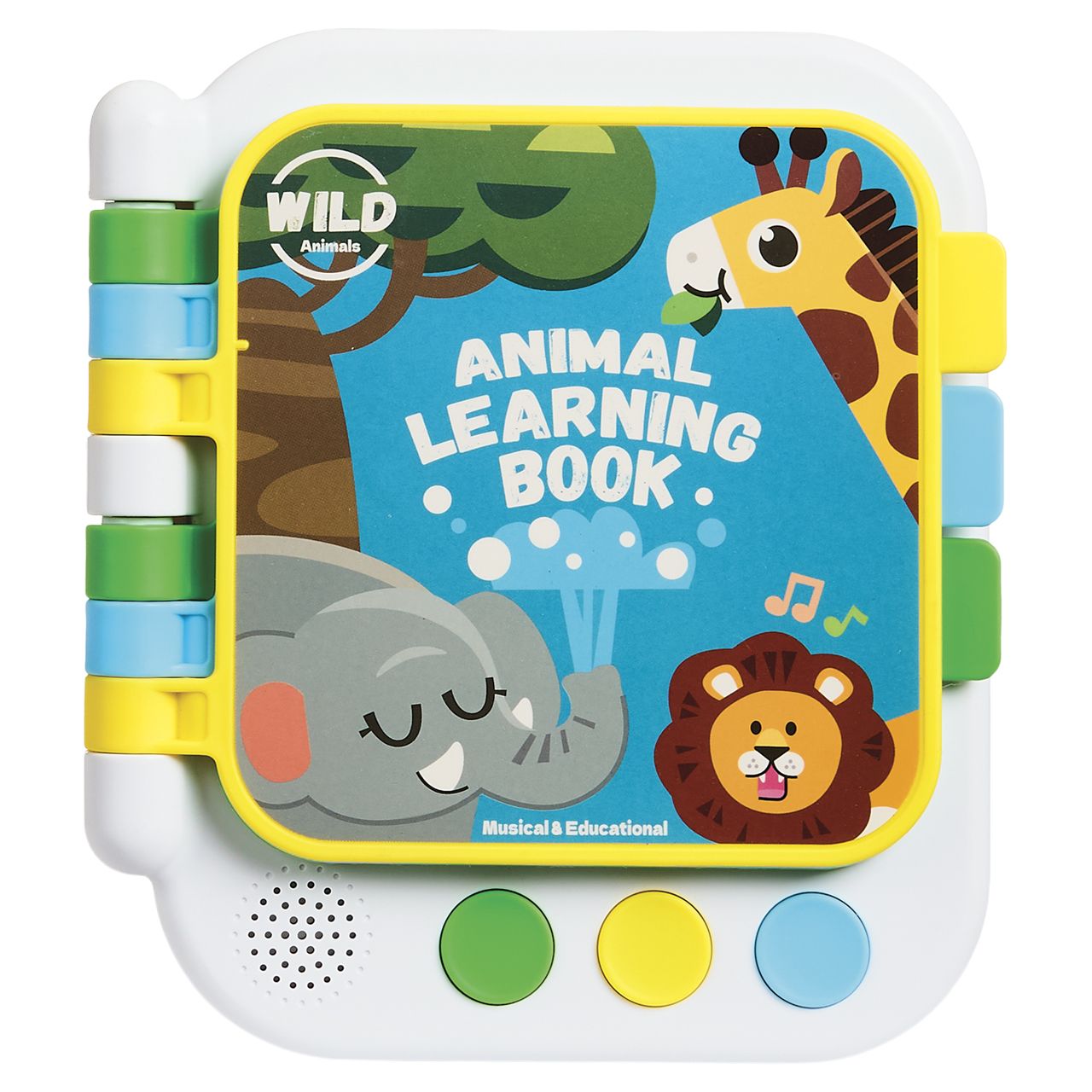 12 pieces Safari Tales Interactive Animal Learning Storybook With Sounds & Lights - Store