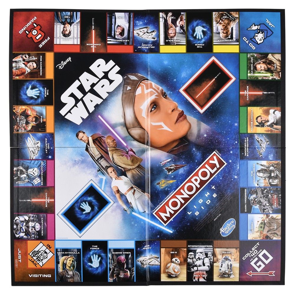 4 pieces Hasbro Monopoly Star Wars Light Side - Card Games