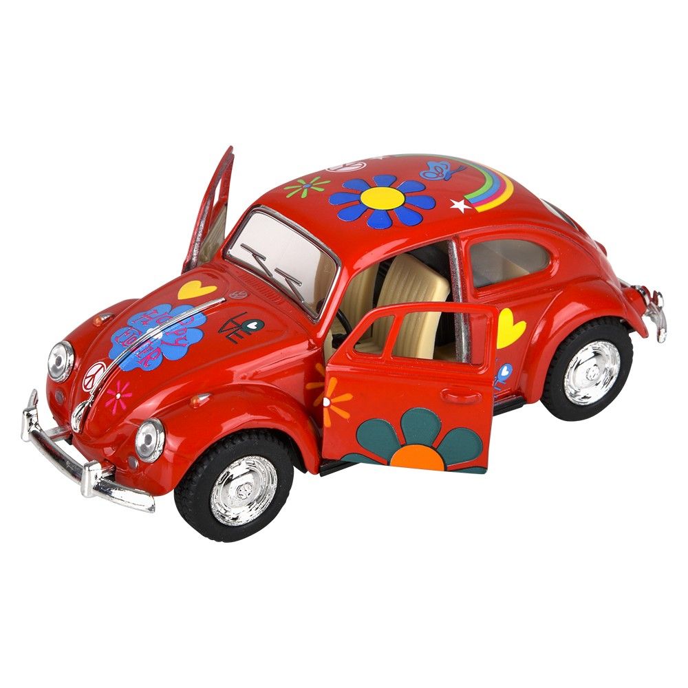 144 pieces 5" Diecast Pull Back Vw Beetle Printing - Car, Planes, Trains & Bikes