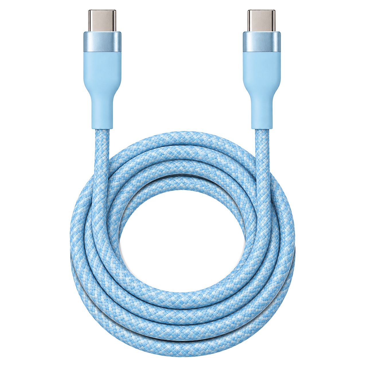 48 pieces Gen Tek 6ft 60w Usb C To Usb C Fast Charging Cable - Light Blue - Cable wire
