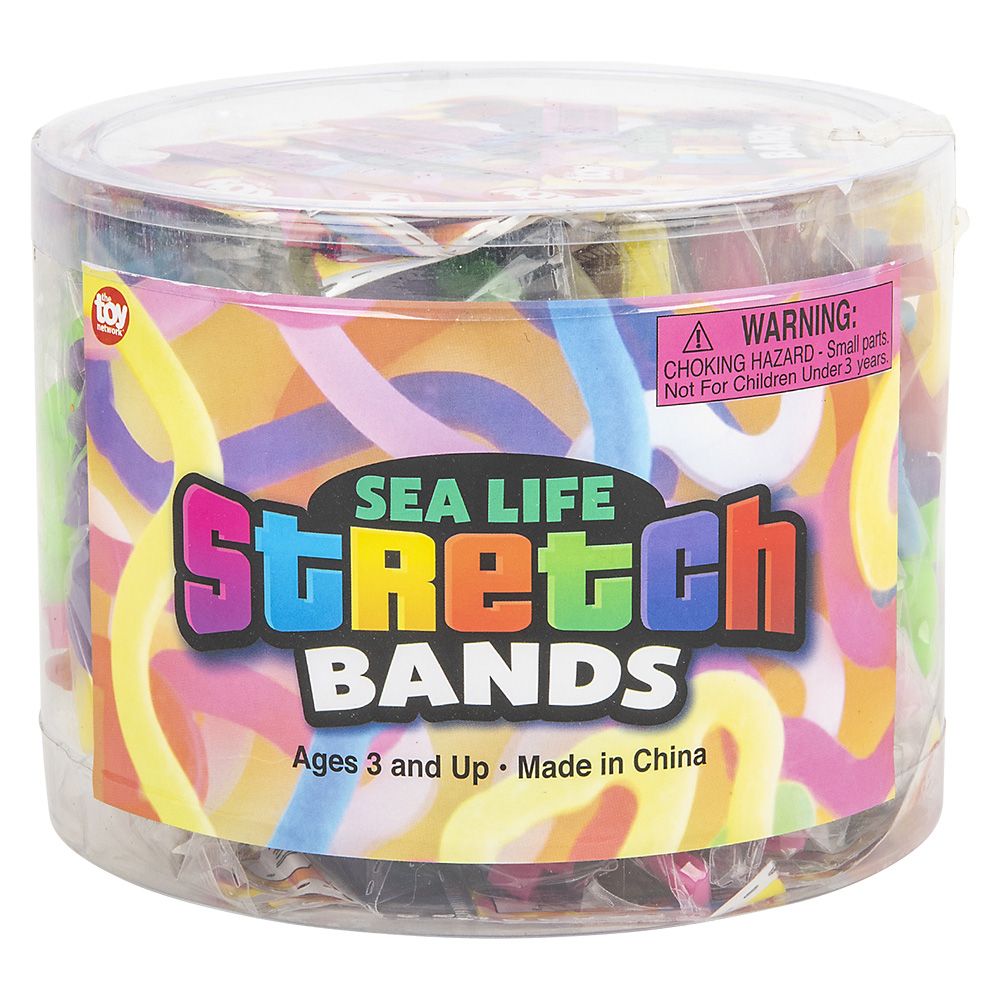 288 pieces Sea Life Stretch Bands - Rubber Bands