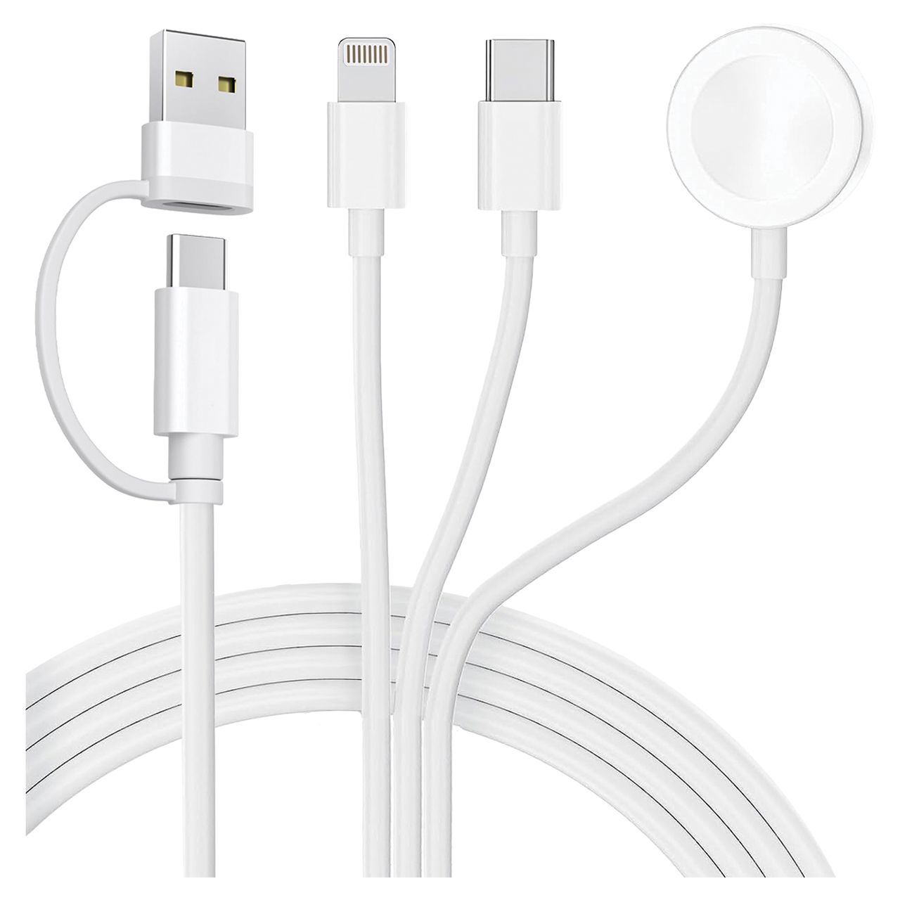 48 pieces Gen Tek 5-IN-1 Universal Rapid Charging Cable - 4 ft - Wires and Cables