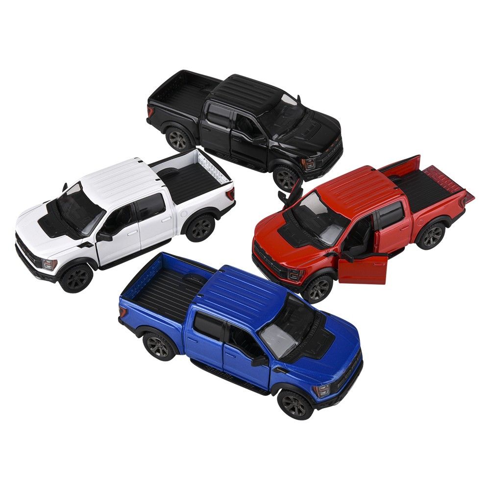 144 pieces 5" DiE-Cast Pull Back 2022 Ford F-150 Raptor - Car, Planes, Trains & Bikes