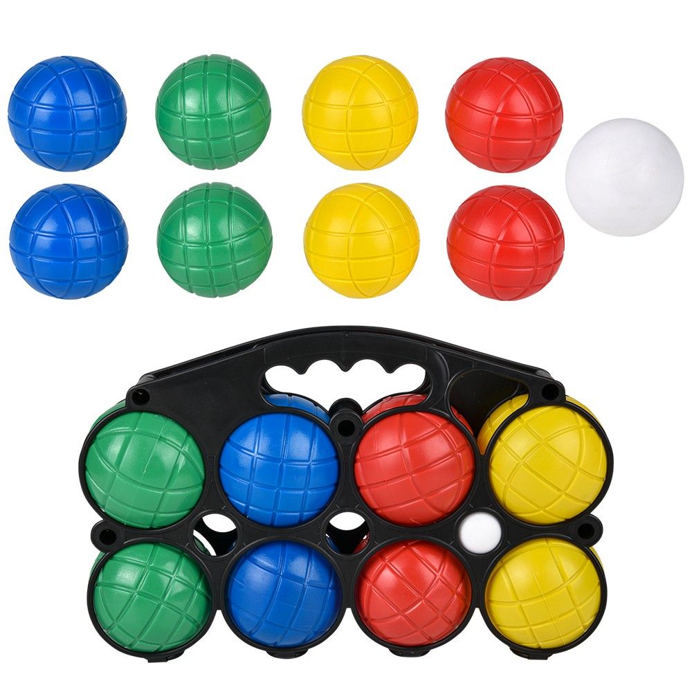 12 pieces Bocce Ball Set With Carrying Case 11" - Balls