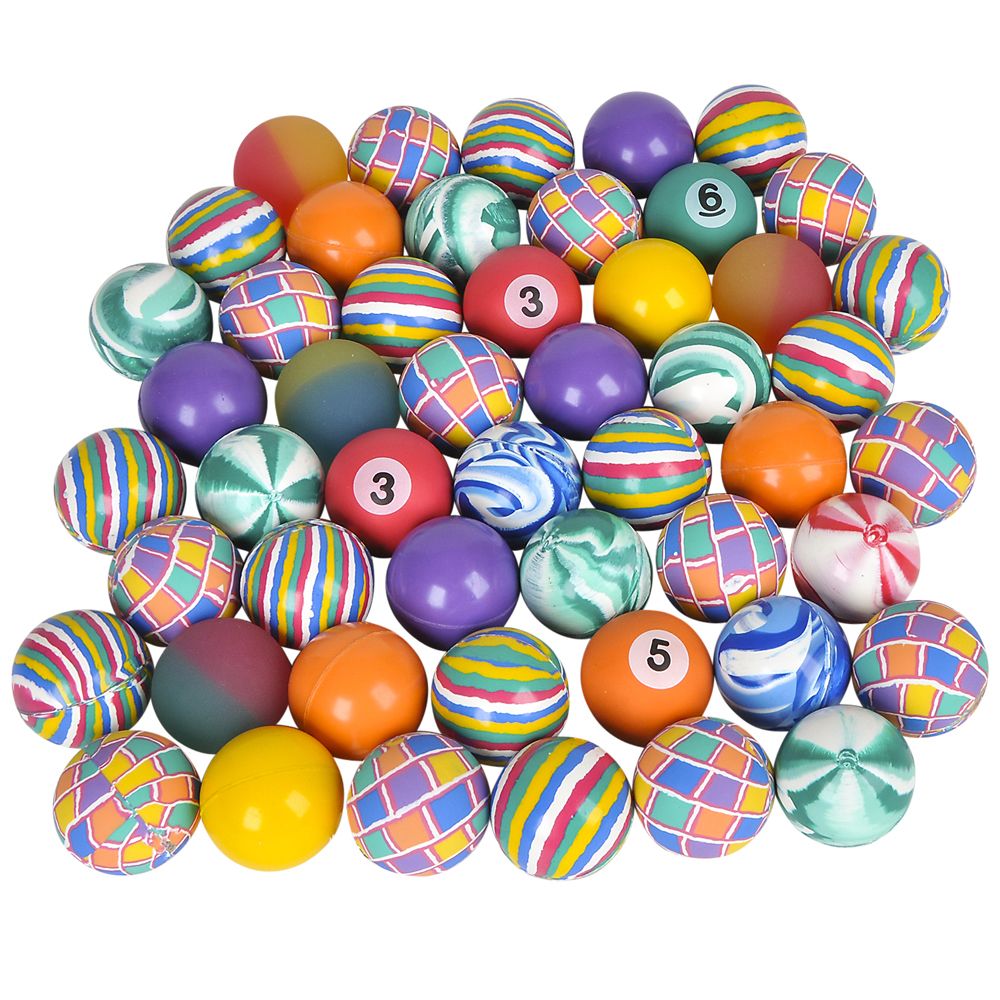 250 pieces 2" (49mm) Ball Mix 50ct - Balls