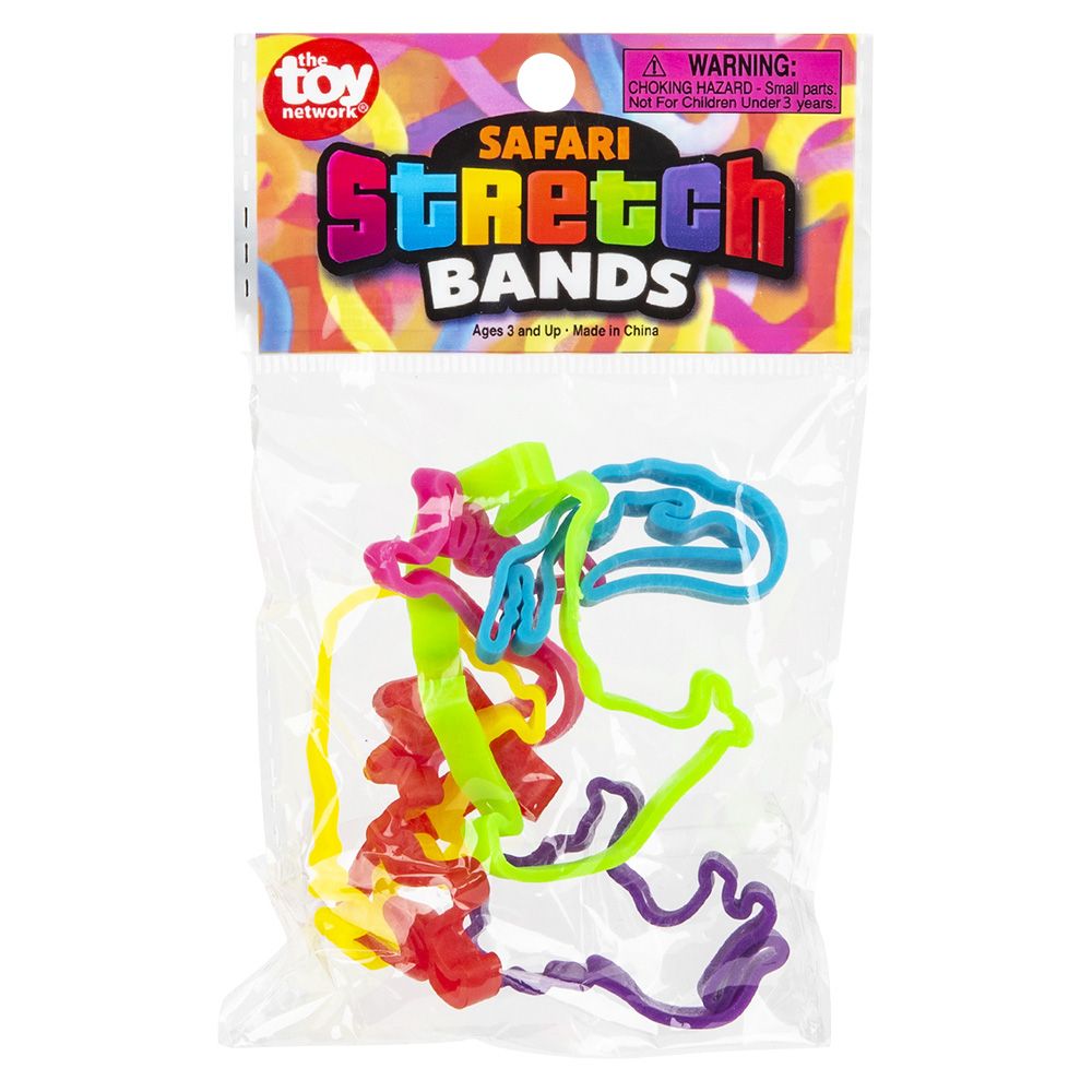 288 pieces Safari Stretch Bands - Rubber Bands