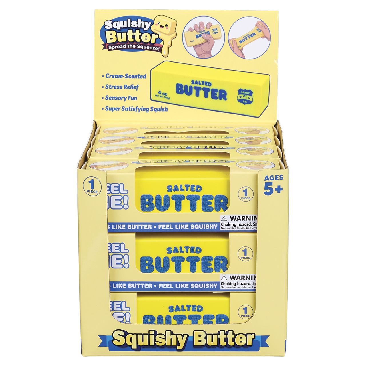 288 pieces Squishy Butter Scented Stress Relief Toy - Slime & Squishees